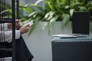 Businesswoman Laptop