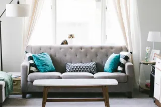 A living room in a residential property